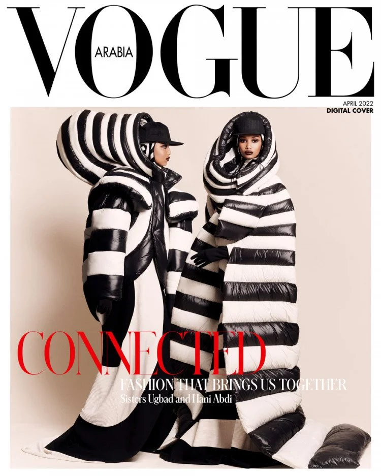 Ugbad Abdi and Sister Hani Go Bold by Luigi & Iango for Vogue